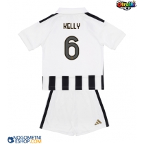 Otroški Nogometni dresi Juventus Lloyd Kelly #6 Domači 2026-27 Kratek Rokav (+ Kratke hlače)